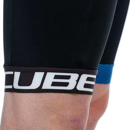 CUBE Teamline Bib Shorts Black/Blue