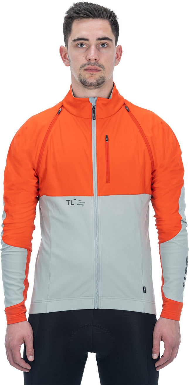 CUBE Teamline Multifunctional Jacket Red/Grey