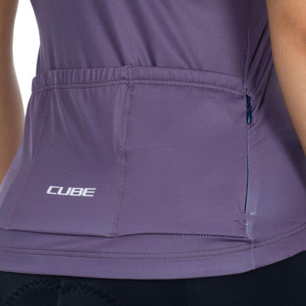 CUBE Teamline WS Jersey S/S Violet/Rose