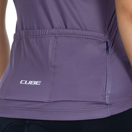 CUBE Teamline WS Jersey S/S Violet/Rose