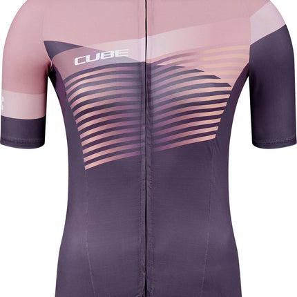 CUBE Teamline WS Jersey S/S Violet/Rose