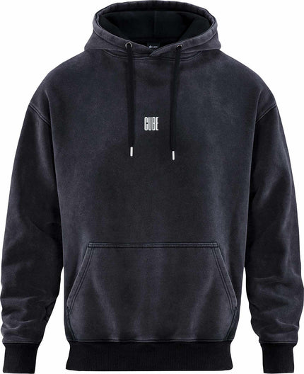 Cube Comfy Hoodie Washed Black