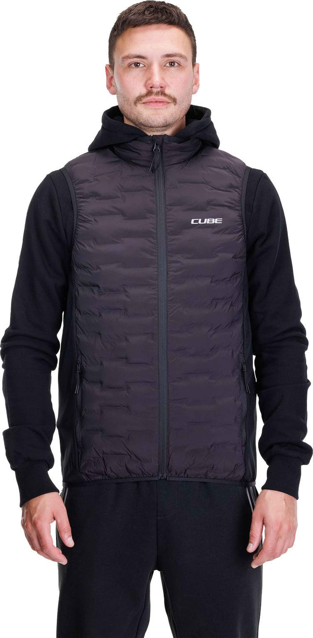 Cube Padded Vest Black