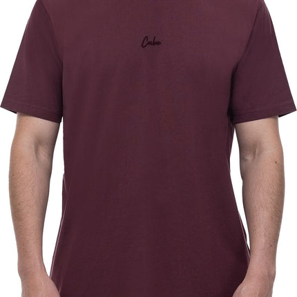 Cube Organic T-Shirt Script Gty Fit Plum