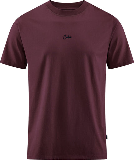 Cube Organic T-Shirt Script Gty Fit Plum