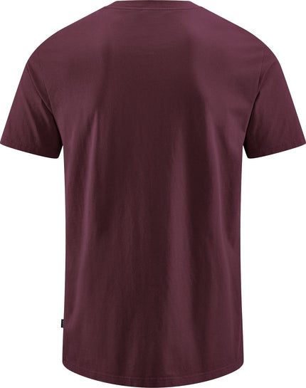 Cube Organic T-Shirt Script Gty Fit Plum