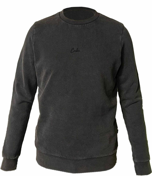 CUBE ORGANIC SWEATER WASHED GREY