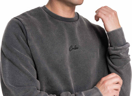 CUBE ORGANIC SWEATER WASHED GREY