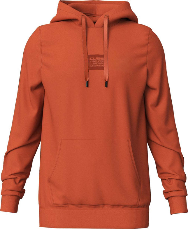 CUBE ORGANIC HOODIE ROOTS RED