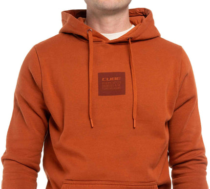 CUBE ORGANIC HOODIE ROOTS RED