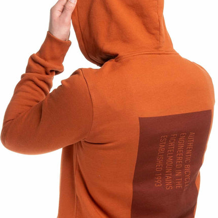 CUBE ORGANIC HOODIE ROOTS RED