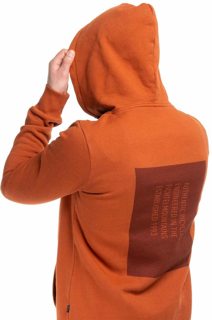 CUBE ORGANIC HOODIE ROOTS RED
