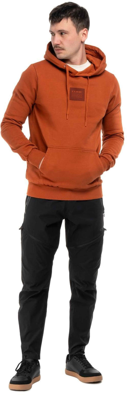 CUBE ORGANIC HOODIE ROOTS RED