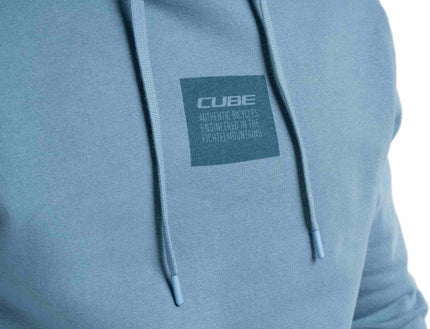 CUBE ORGANIC HOODIE ROOTS BLUE
