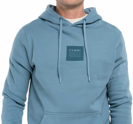 CUBE ORGANIC HOODIE ROOTS BLUE