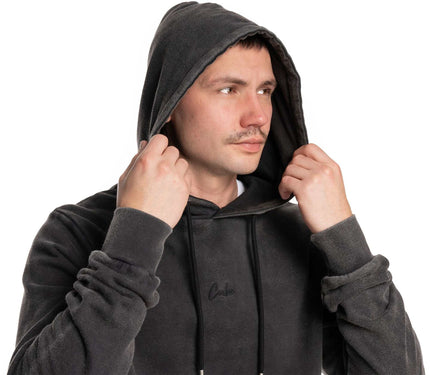 CUBE ORGANIC HOODIE ROOTS WASHED GREY