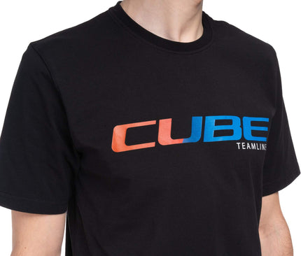 CUBE ORGANIC T-SHIRT TEAMLINE BLACK