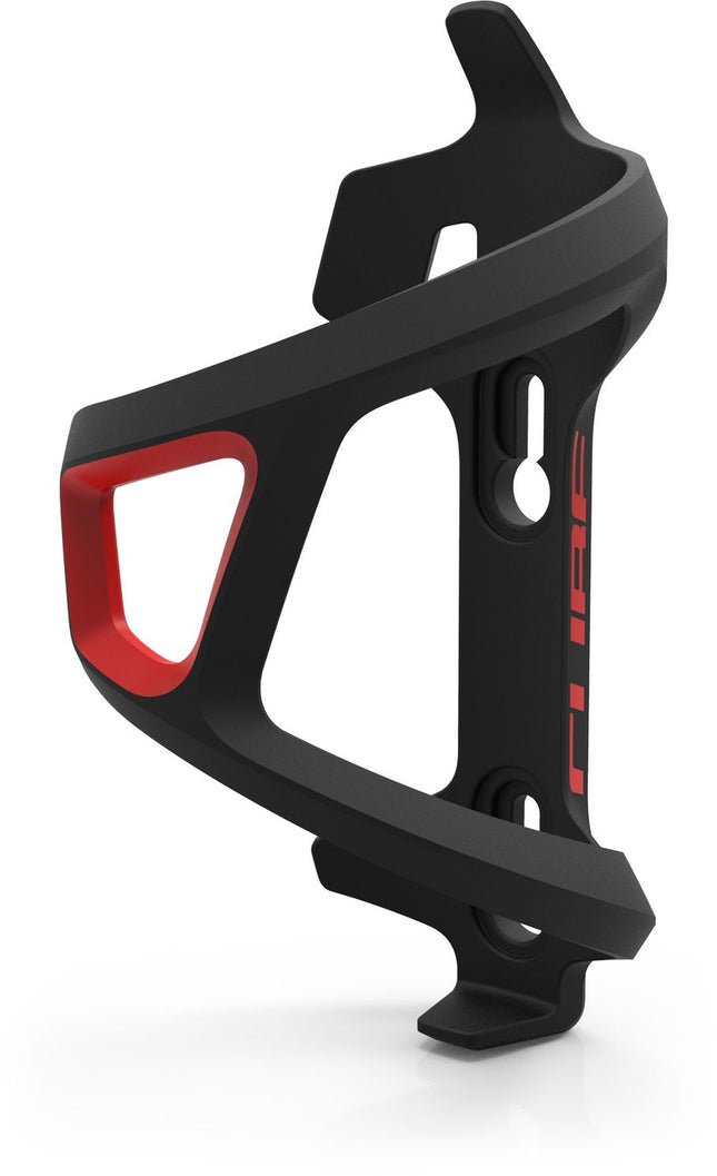 CUBE Bottle Cage Hpp Left-Hand Sidecage Black/Red
