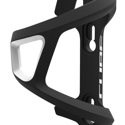 CUBE Bottle Cage Hpp Left-Hand Sidecage Blk/White