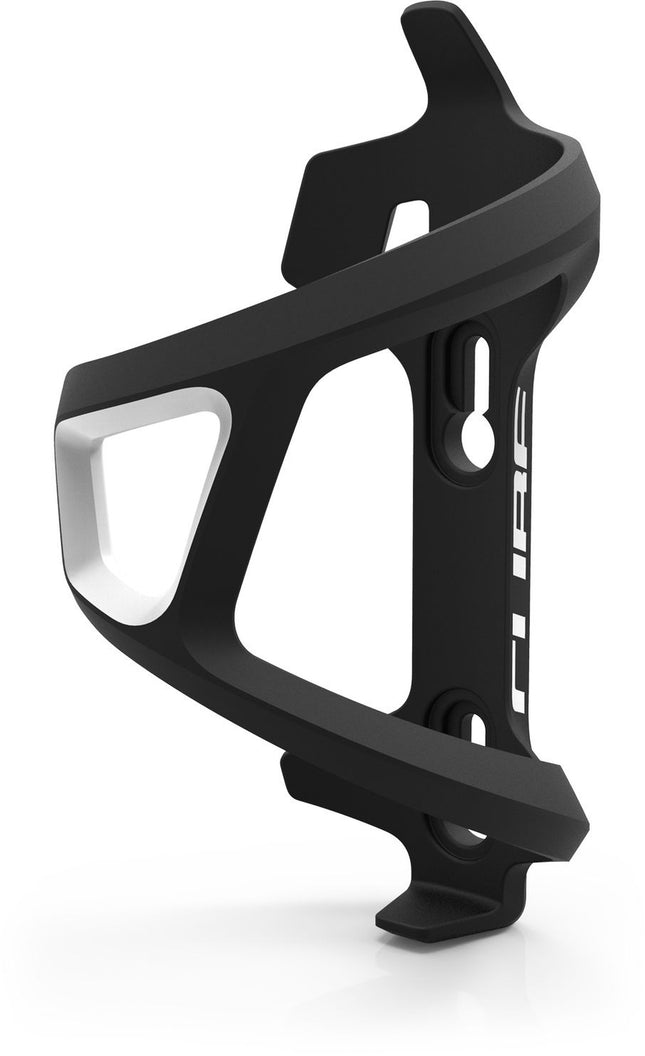 CUBE Bottle Cage Hpp Left-Hand Sidecage Blk/White