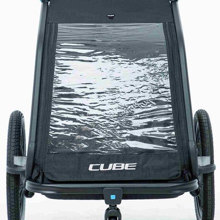 CUBE Kids Trailer Double Cmpt Black