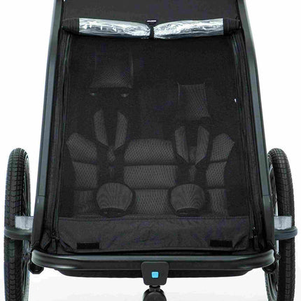 CUBE Kids Trailer Double Cmpt Black