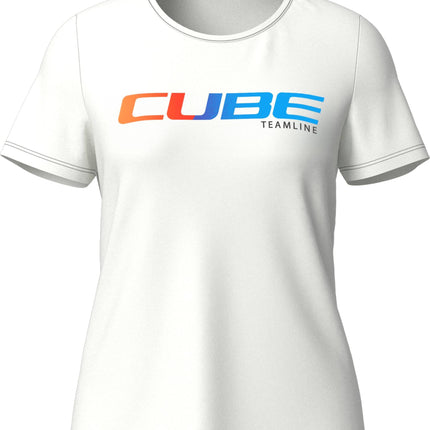 CUBE ORGANIC WS T-SHIRT TEAMLINE WHITE