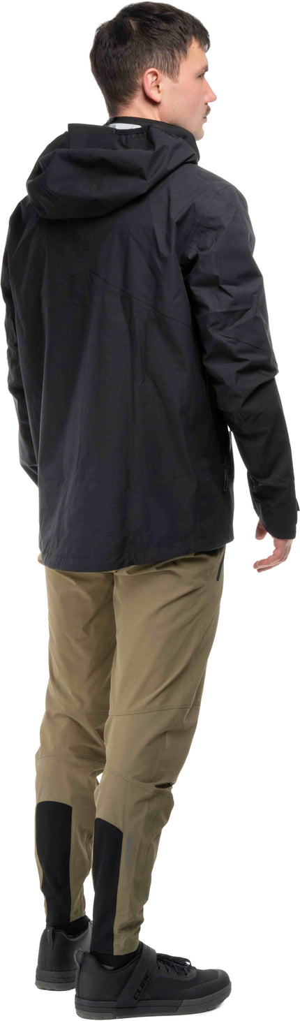 CUBE RAIN JACKET CMPT BLACK