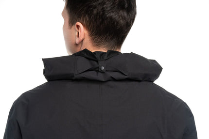 CUBE RAIN JACKET CMPT BLACK