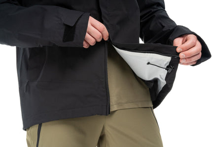 CUBE RAIN JACKET CMPT BLACK
