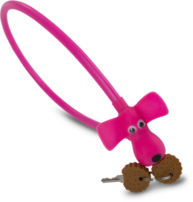 RFR Cable Lock Hps "Dog" 10 X 450 Mm Pink