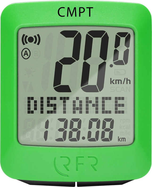 RFR Cycle Computer Cmpt Green