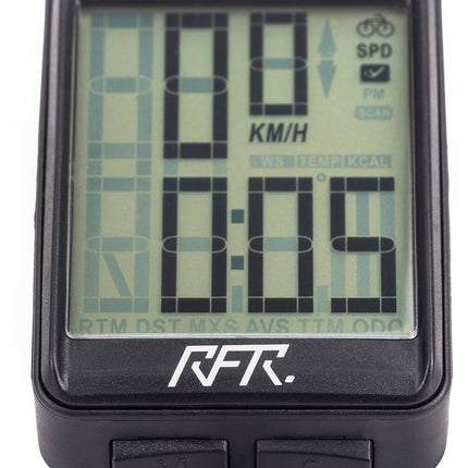RFR Cycle Computer Wireless Cmpt Black/White