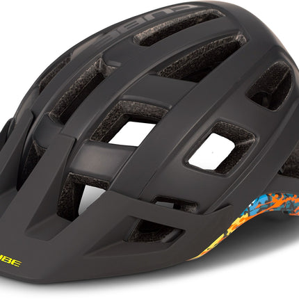 CUBE Helmet Badger Black/Splash