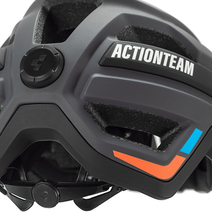 CUBE Helmet Rook X Actionteam Gry/Ora