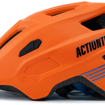 CUBE Helmet Linok X Actionteam Ora/Blue