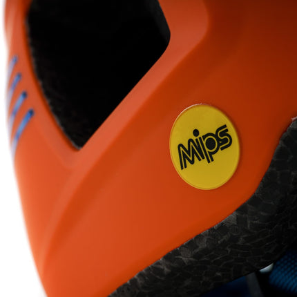 CUBE Helmet Linok X Actionteam Ora/Blue