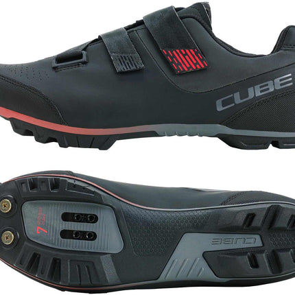CUBE SHOES MTB PEAK BLACK/RED