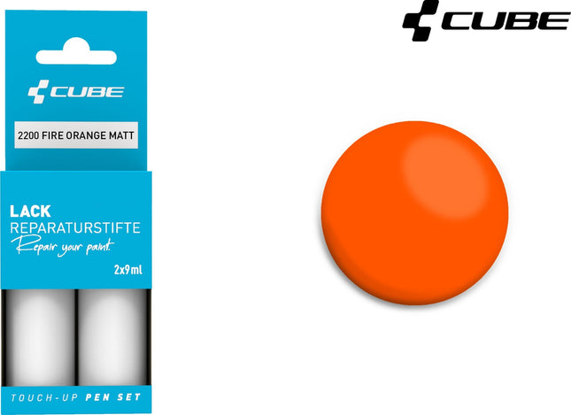 Cube Touch Up Pen Set Fire Orange Matt 2200