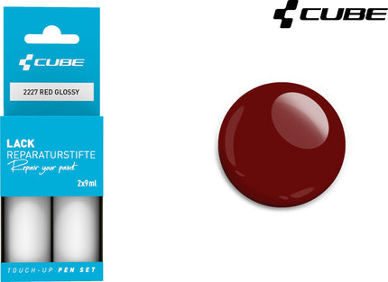 Cube Touch Up Pen Set Red Glossy 2227