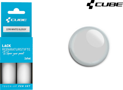 CUBE Touch Up Pen Set White Glossy 2298