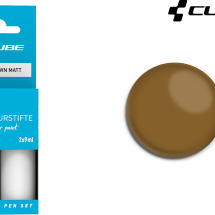 CUBE Touch Up Pen Set Brown Matt 2349