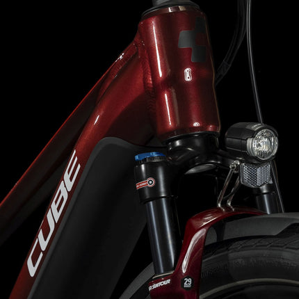 CUBE TOURING HYBRID EXC 625 RED/WHITE