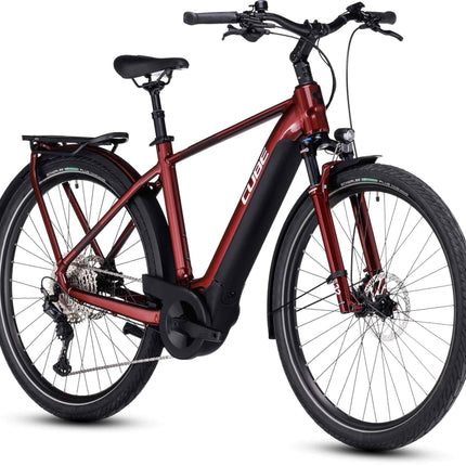 CUBE TOURING HYBRID EXC 625 RED/WHITE