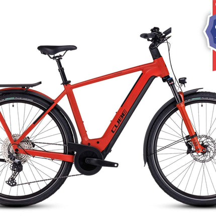 CUBE KATHMANDU HYBRID EXC 750 RED/BLACK
