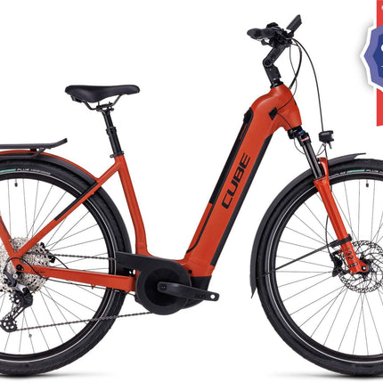 CUBE KATHMANDU HYBRID EXC 750 RED/BLACK