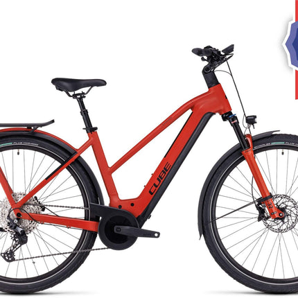 CUBE KATHMANDU HYBRID EXC 750 RED/BLACK