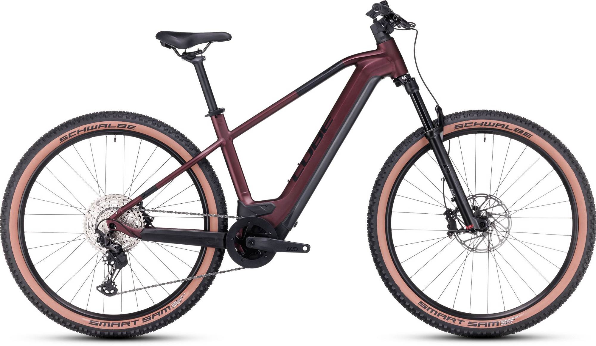 CUBE REACTION HYBRID SLX 750 RUBYRED/BLACK