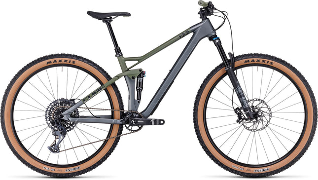 CUBE STEREO ONE22 HPC TM 29 FLASHGREY/OLIVE