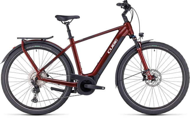 CUBE TOURING HYBRID EXC 625 RED/WHITE